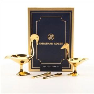 Jonathan Adler Brass Bird Salt & Pepper